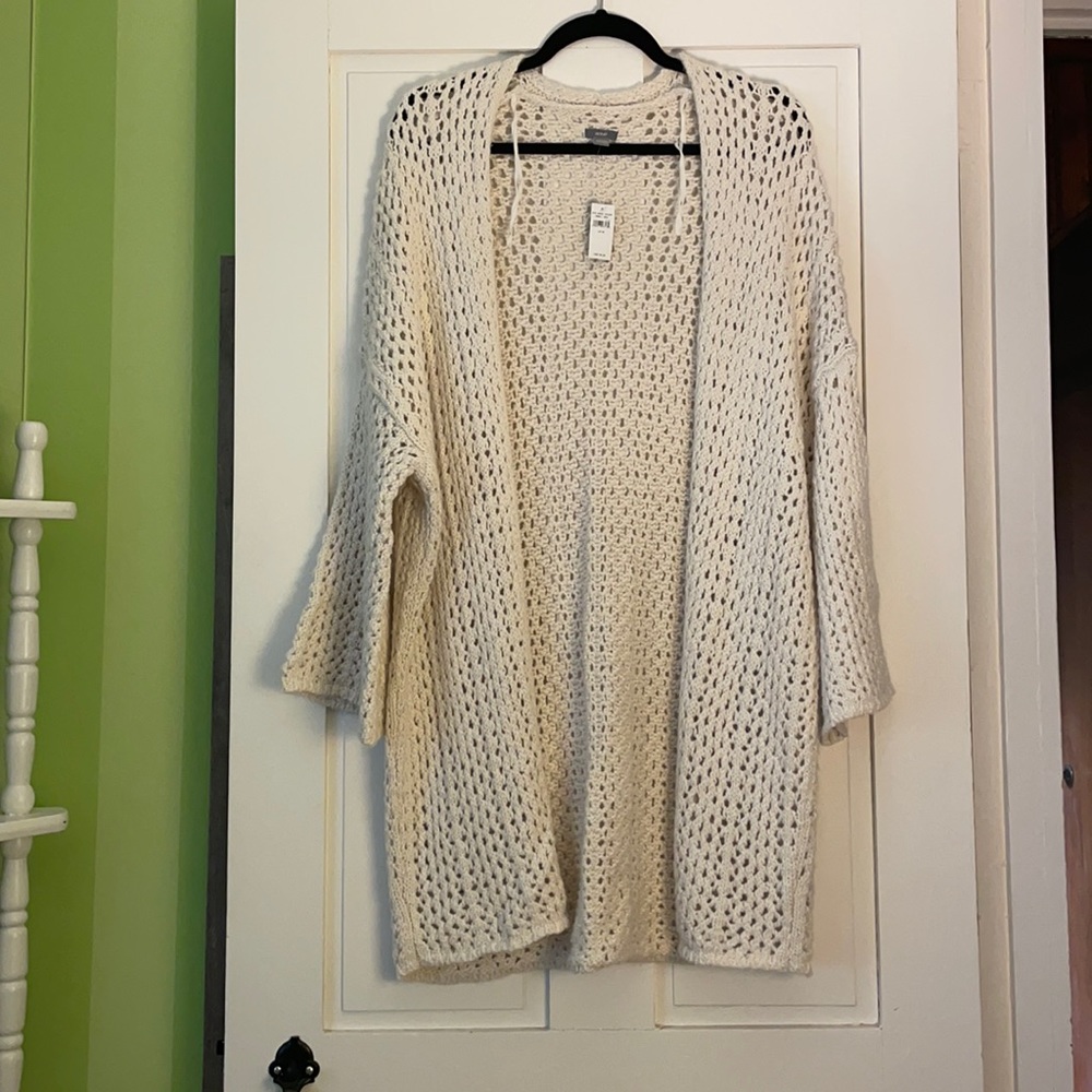 Aerie Open Knit Cardigan